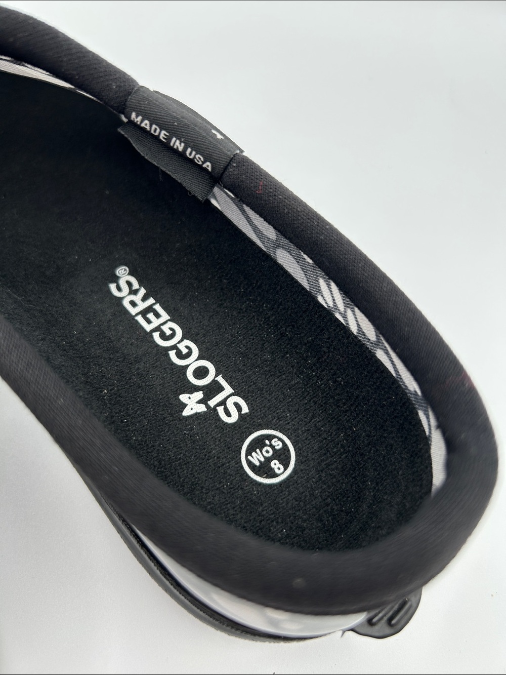 Sloggers Gray and Black Paw Print Sip On Garden Shoes - Picture 15 of 15